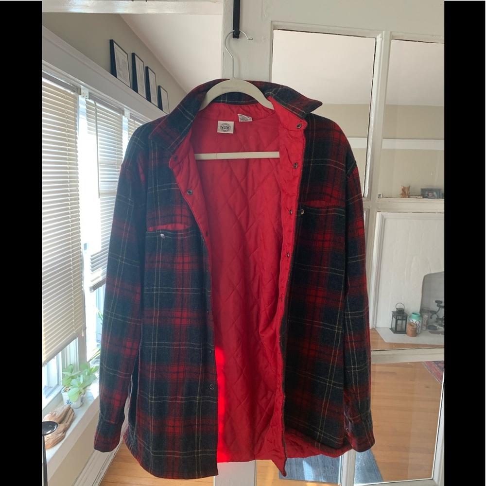 Plaid Wool Barn Shirt